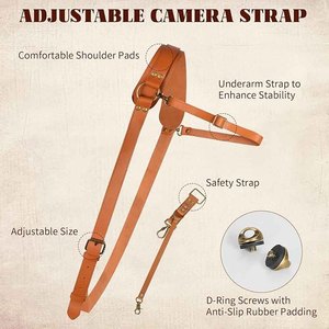 Arnés de Cámara Dual Universal, Correa de Hombro y Pecho para Cámaras DSLR y sin Espejo, Uso Profesional en Fotografía - Product Image 5