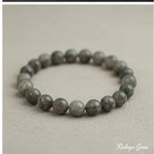Pulsera Artesanal de Labradorita Natural con Cuentas, Pulsera de Cristal Curativa Mágica de la India, Venta al por Mayor, Patrón en Forma de Pera - Product Image 2