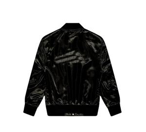 Chaqueta Varsity Extra Grande de Seda para Mujer, Chaqueta Bomber de Satén Premium, Chaqueta Letterman, Ropa Urbana Personalizada de Marca Privada - Product Image 3