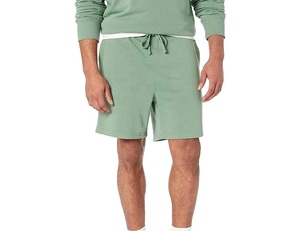 Shorts en molleton 100 % coton pour homme, nouvelle mode, taille à cordon, personnalisables - Product Image 1