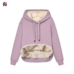 เสื้อฮู้ดดี้โอเวอร์ไซส์หนานุ่ม ระบายอากาศได้ดี สำหรับผู้ชาย ผ้าฝ้ายฟลีซ 100% เสื้อผ้าฤดูหนาวอุ่นสบาย รับสกรีนโลโก้แบรนด์ - Product Image 4