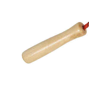 เชือกกระโดดปรับระดับได้ พรีเมียม ทำจาก PU พร้อมด้ามจับไม้ ผลิตโดยผู้ผลิตชั้นนำจากปากีสถาน - Product Image 3