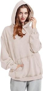 Sudadera con Capucha Premium Deslavada Unisex de Algodón Grueso, Sudadera con Capucha Lavada Estilo Streetwear - Product Image 6