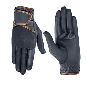 Gants d'équitation personnalisés imprimés compatibles avec les écrans tactiles, gants d'équitation en cuir, vente en gros, gants d'équitation antidérapants - Product Image 6