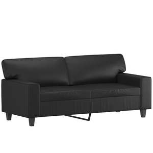 Sofá Negro de 2 Plazas para Sala de Estar - Product Image 4