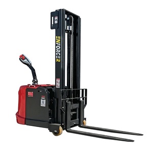 Apilador eléctrico de alta eficiencia para paletas, diseñado para operaciones de almacenamiento en almacenes, con gran potencia de elevación y movimiento suave. - Product Image 5