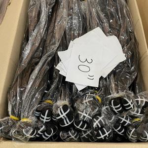 Prêt à Expédier 30 Pouces Os Droit Remy Extensions de Cheveux Double Dessiné Non Transformé Cru Vietnamien Cheveux Humains Couleur Naturelle 1B - Product Image 3