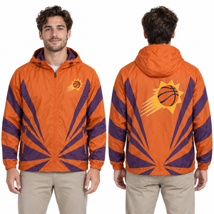 Embroidered Windbreaker Club <b>Jacket</b> Easy Care <b>Light</b> <b>Weight</b> Soft Fabric Cycling Walking Textile Pattern Teams Bulk Orders Garment - Product Image 5