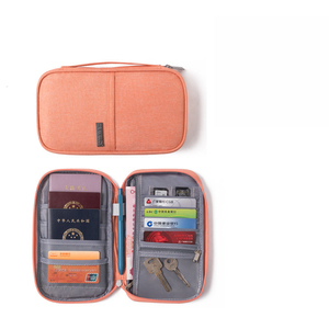 Simple Nylon Travel Passport Wallet Card Organizer Portable Travel Document Holder Credit ID Card Case Passport Holder Bag - Product Image 3