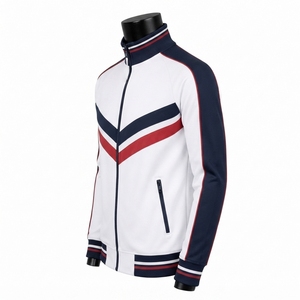 <b>Men</b> Lightweight <b>Track</b> <b>Jacket</b> Breathable Material Quick Dry Fabric Full Zip Design Elastic Cuffs Comfortable Athletic Fit Outdoor - Product Image 3
