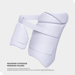 Protector de Muslo para Cricket para Adultos, Protección de Bateo de Alto Rendimiento, Resistencia a Impactos Fuertes, Acolchado Interior Suave, Ajuste Ajustable, PU - Product Image 5
