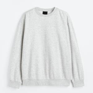 เสื้อสเวตเชิ้ตคอกลมแบบยูนิเซ็กซ์ ผ้าฝ้ายฟลีซถัก 100% ทรงปกติ สีพื้น เรียบง่าย สวมใส่สบายในฤดูหนาว ลายตัวอักษร - Product Image 1