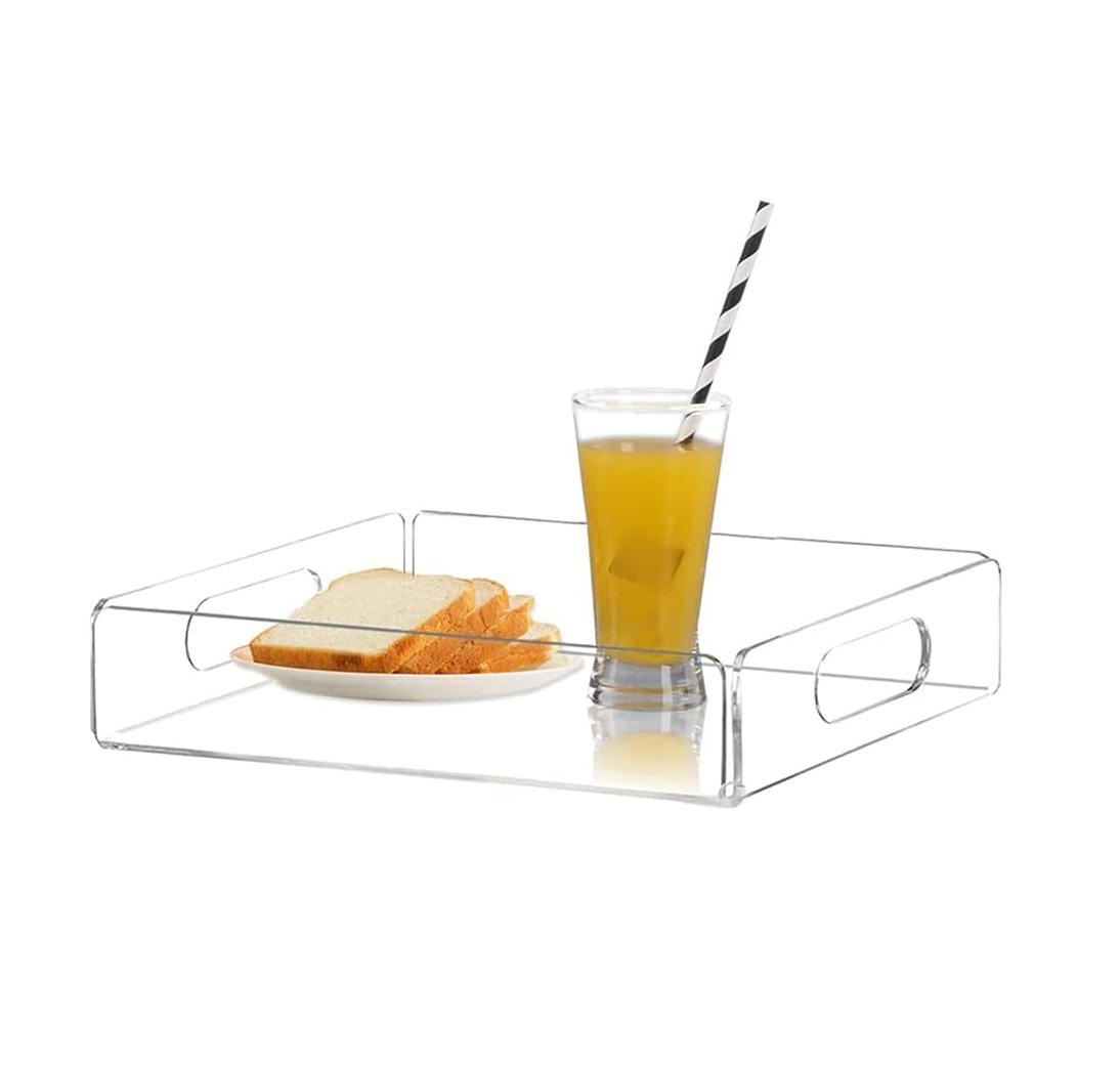 Plateau de service en acrylique