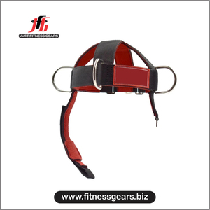 JUST FITNESS GEARS <b>Rower</b> Head Harness Neck Exercise Adjustable Anti-Slip Breathable Cowhide Strap Heavy Duty Professional Sports - Product Image 1