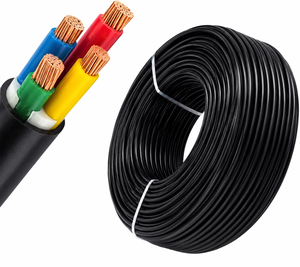 Câble souple multibrins en cuivre nu à 4 conducteurs avec isolation en PVC, calibre 17 AWG, tension nominale 1100V, applications électriques - Product Image 3