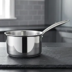 Premium 18cm Stainless Steel Triply Saucepan with <b>Lid</b> 304 Grade Compatible with Induction and Gas Stoves for Everyday Cooking - Product Image 3