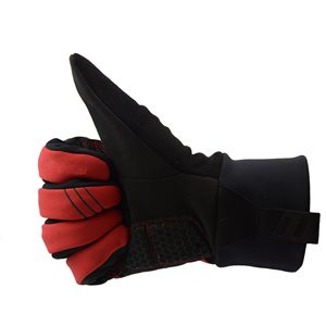 Guantes de Ciclismo PRI con Revestimiento de Silicona Roja, Gran Agarre, Resistentes al Agua y a las Vibraciones - Product Image 4