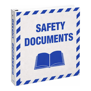 Brady Safety A4 MSDS Ring Binder-PP File <b>Box</b> for Laboratory & Industrial Use - Product Image 1