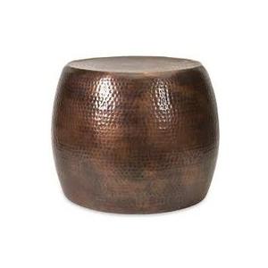 Mesa de Centro de Latón con Acabado Antiguo, Mesa Redonda de Metal para Servir Café o Desayuno, Mesa de Café de Metal de Estilo Moderno - Product Image 2