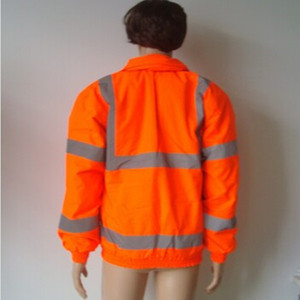 Veste de travail réfléchissante pour homme, en tissu imperméable de qualité supérieure, avec logo personnalisé imprimé, vente en gros 2026 - Product Image 4