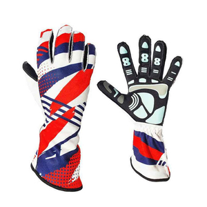 Guantes de Carreras OEM, Duraderos, Antideslizantes, de Poliéster y Algodón, Dedos Completos, para Deportes de Motor Profesionales y Eventos de Karting - Product Image 4