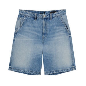 Shorts Bermuda en denim léger en toile respirante pour hommes, taille élastique, coupe ample, poche, décontracté d'été, séchage rapide, vente en gros - Product Image 1