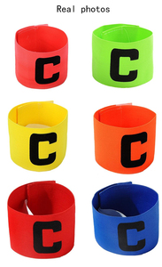 Brazalete de Capitán de Fútbol Personalizado con Cinta Elástica, Brazalete de Capitán de Fútbol para Líder de Equipo de Club de Fútbol - Product Image 2