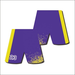 OEM Gym & Running Pantalon court à ceinture élastique Fitness Short à séchage rapide Short de basket-ball personnalisé pour hommes avec poches maillot personnalisé - Product Image 5