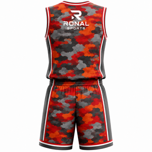 Tenue de basketball personnalisée avec impression vibrante et finition professionnelle pour écoles – Collection 2026 - Product Image 2