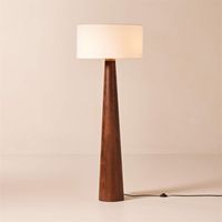 Lanterne en bois faite à la main, forme hexagonale, polie