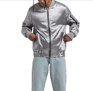 Hot Sale Custom Wholesale Men's Winter <b>Jacket</b> 100% Satin Style Hooded Woodland Design <b>Light</b> Fabric Men's <b>Jackets</b> - Product Image 3