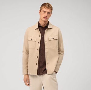 Camisa Casual de Manga Larga para Hombre, Nueva Tendencia 2024, Alta Calidad, Personalizada OEM, 100% Algodón, Alto Gramaje, Corte Holgado, Verano, Color Sólido - Product Image 5