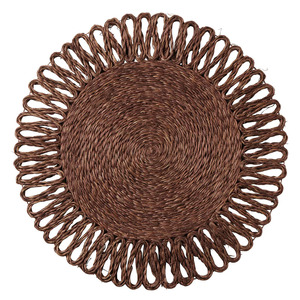 OEM ODM Available Round Rattan Placemat and Charger <b>Plates</b> From Vietnam Factory for Dining Table Set of <b>Mats</b> & Pads - Product Image 4