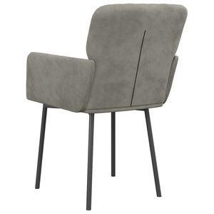 ชุดเก้าอี้ทานอาหารสีเทาอ่อน 2 ตัว - Product Image 6