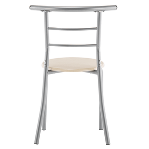 Tavolo da Colazione in PVC Naturale con Due Sedie per Arredamento da Giardino - Product Image 2