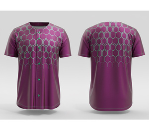 Uniforme de Equipo de Béisbol, Sublimación Completa, Diseño Personalizado |   Uniforme de Béisbol para Equipo con Logotipo y Números Personalizados |   Poliéster Transpirable - Product Image 3