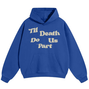 Trending Mens Custom Color Pullover Hoodie Casual Long Sleeve, <b>Drop</b> Shoulder, Cotton Fabric with Side Pockets - Product Image 4