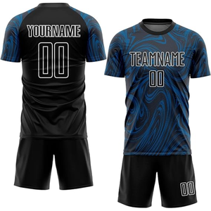 Uniforme de fútbol de club, tela de alto rendimiento para EE. UU. y Europa, impresión personalizada, kit deportivo premium, diseño transpirable y de secado rápido. - Product Image 4
