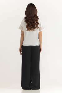 Women's Oversized Loose Streetwear Casual Solid Color Anti-Wrinkle <b>Long</b> <b>Length</b> Summer <b>T</b>-<b>Shirt</b> 100% Cotton Breathable Custom Logo - Product Image 5