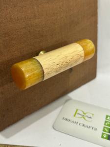 Modern European <b>Kitchen</b> Wardrobe Cabinet <b>Handles</b> Colorful Resin <b>T</b>-<b>Bar</b> Figurine Carved Gemstone Cylindrical Pulls Crafts - Product Image 2