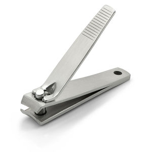 Coupe-ongles manuel classique Gervet TI-225 en acier inoxydable, ouverture large, lame courbée, pointe arrondie, coupe-cuticules pour ongles - Product Image 1