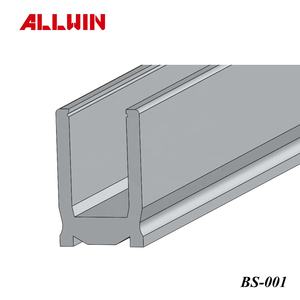 Puerta de Ducha Moderna de Vidrio Cuadrado de 8 mm de Espesor, sin Marco, Plegable y Deslizante, con Marco de Aluminio para Baños de Hoteles - Product Image 4