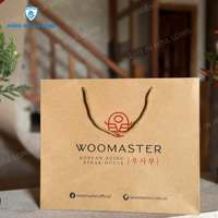 Borsa Boutique Ecologica in Carta Kraft con Logo Personalizzato, Scatole Rigide a Forma di Libro, Produttore OEM Vietnamita