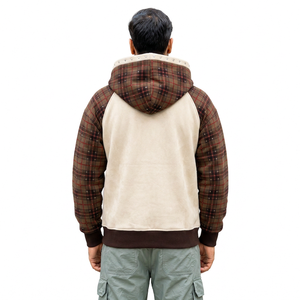 Sudadera con Capucha para Hombre, de Algodón Ecológico Transpirable, con Bolsillo, Manga Raglán, Corte Regular, Informal, para Invierno - Product Image 3