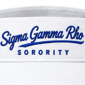 หมวกบักเก็ต Sigma Gamma Rho สำหรับผู้หญิง ปักอักษรชมรมกรีกแบบกำหนดเอง หมวกกันแดดผ้าฝ้าย แฟชั่นลำลองกลางแจ้ง ขายส่ง - Product Image 6