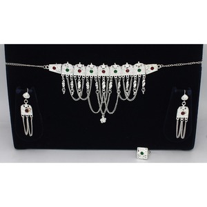 Martasha designer islamique ramadan spécial plaqué or EAU bijoux spécial dubai bijoux collier boucle d'oreille ensemble arabe bijoux - Product Image 5