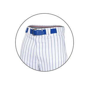 Uniforme de baseball personnalisé pour homme, maillot bleu, pantalon rayé blanc, tissu respirant, manches courtes, toutes saisons, vêtements de sport pour adultes - Product Image 4