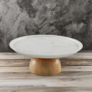 Bandeja de Navidad de mármol de alta calidad moderna, acento festivo para servir exhibición y manualidades navideñas, diseño de bandeja decorativa elegante - Product Image 1