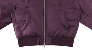 Chaqueta Bomber de Cuero para Hombre Fitness Concepts, Secado Rápido, Transpirable, Cierre de Cremallera, Estilo Vintage, Edición Limitada de Invierno - Product Image 3