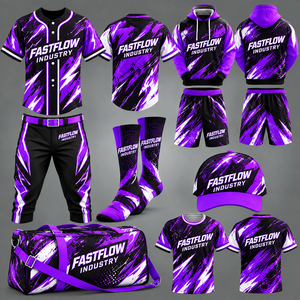 Paquete de Uniformes de Béisbol, Ropa Deportiva, Camiseta Azul Marino, Paquete Completo para Adultos y Jóvenes, Bolsas de Equipo, Gorras, Guantes, Jersey, Calcetines, OEM - Product Image 6